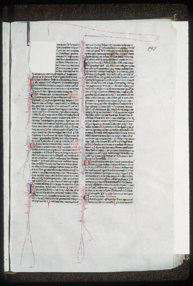 Vendôme, Bibl. mun., ms. 0001, f. 198
