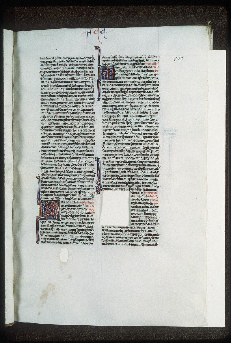 Vendôme, Bibl. mun., ms. 0001, f. 293