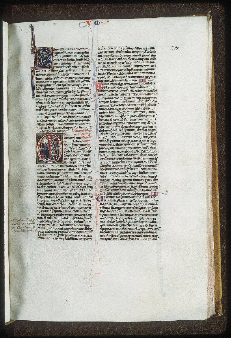 Vendôme, Bibl. mun., ms. 0001, f. 301 - vue 1
