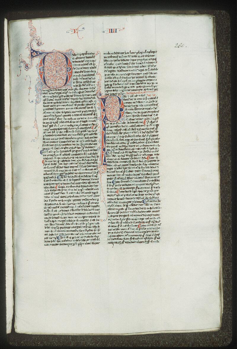 Vendôme, Bibl. mun., ms. 0064, f. 260 - vue 1
