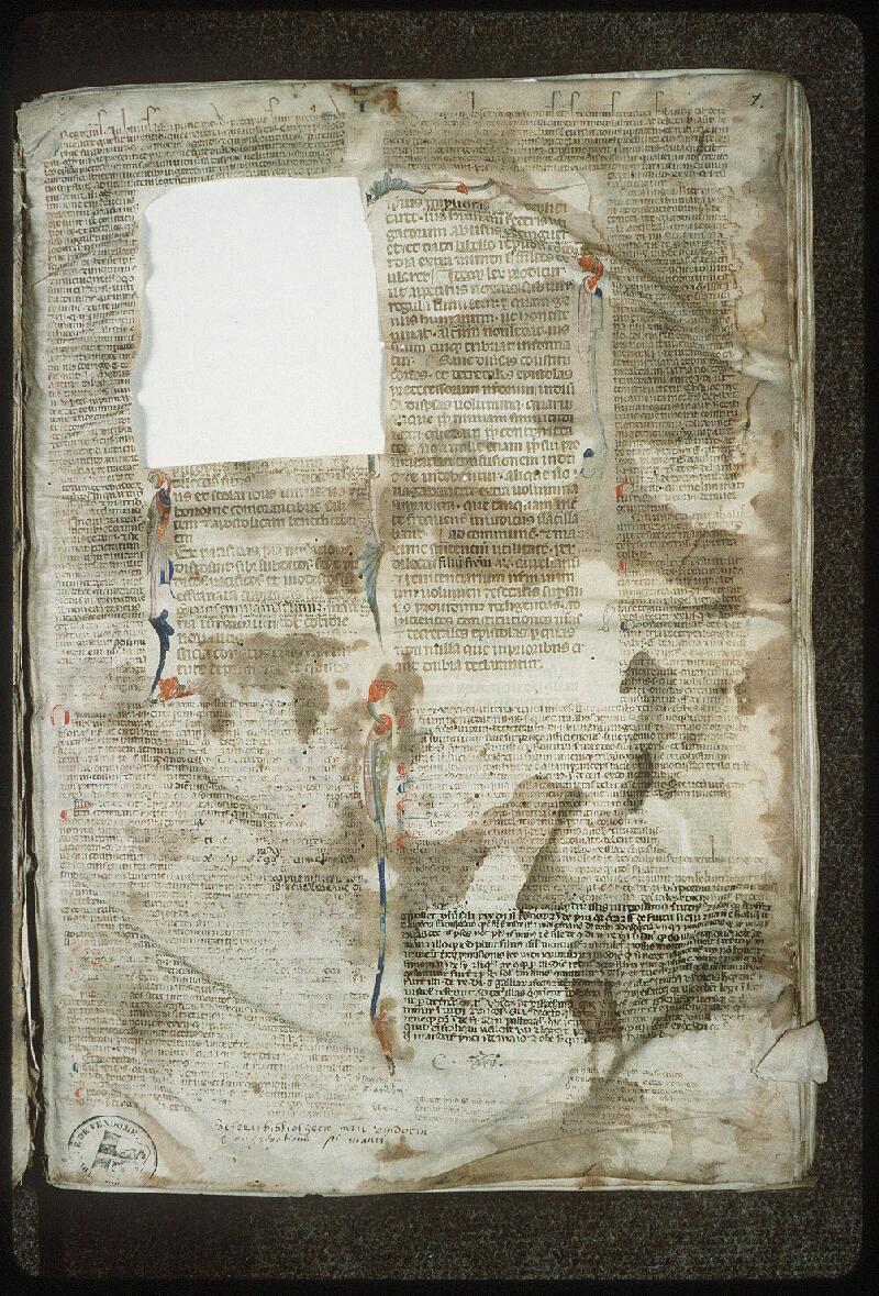 Vendôme, Bibl. mun., ms. 0080, f. 001 - vue 2