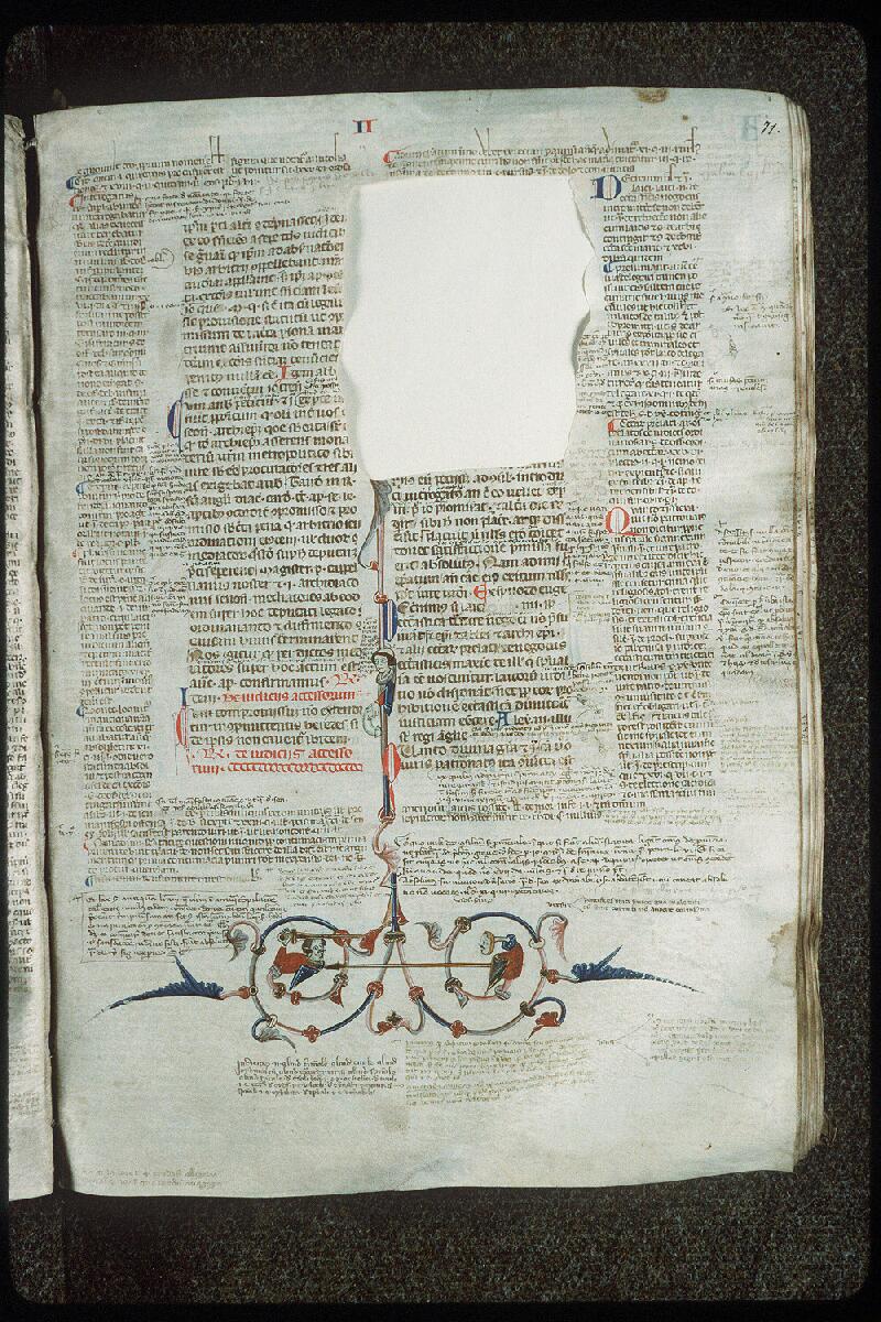 Vendôme, Bibl. mun., ms. 0080, f. 071 - vue 1