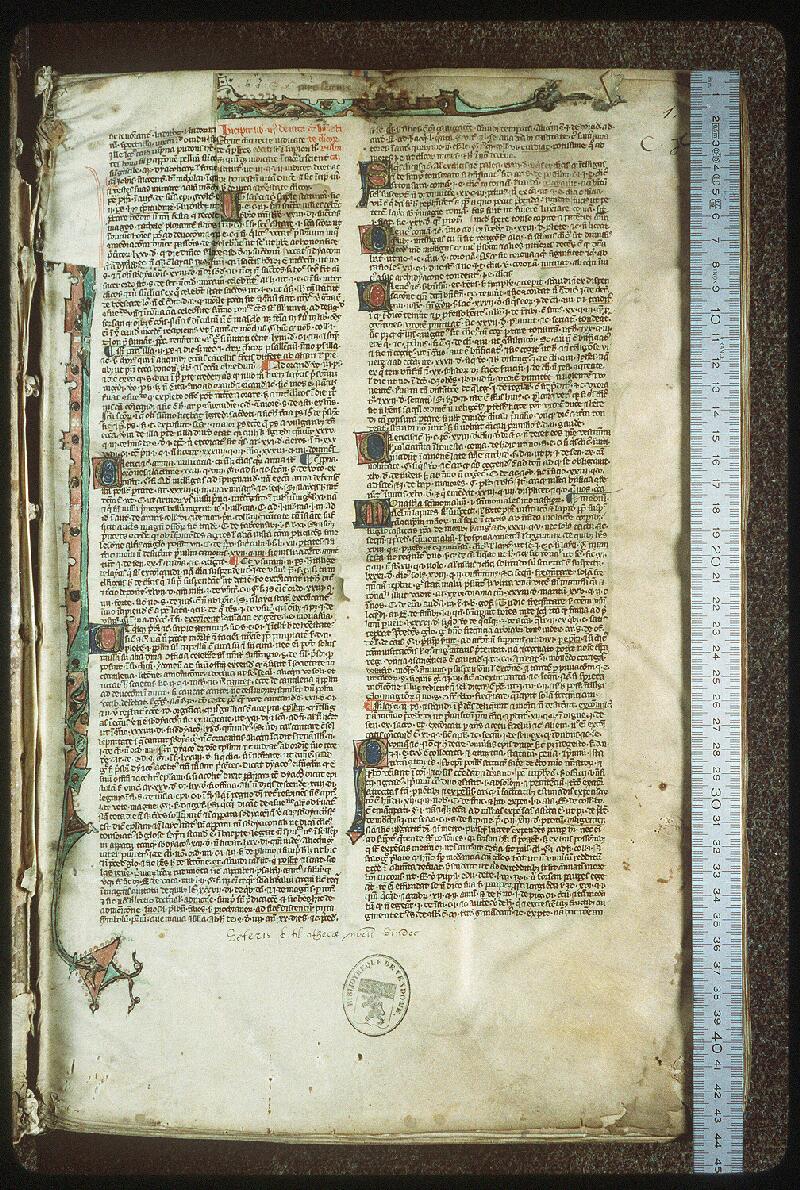 Vendôme, Bibl. mun., ms. 0083, f. 001 - vue 1