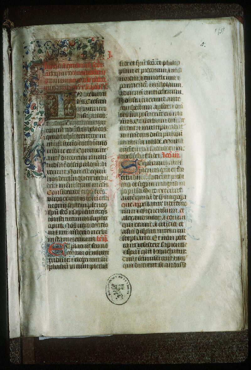 Vendôme, Bibl. mun., ms. 0098, f. 005 - vue 2