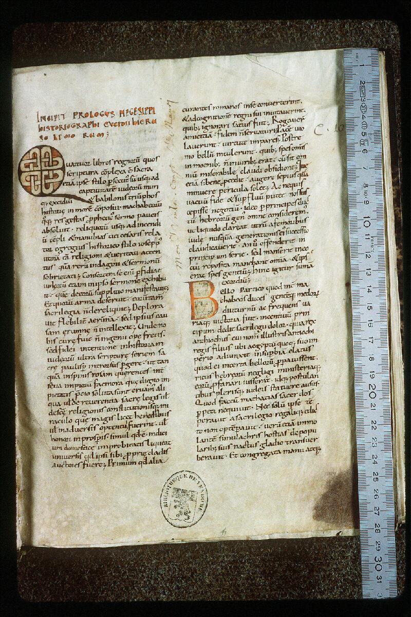 Vendôme, Bibl. mun., ms. 0103, f. 004 - vue 1