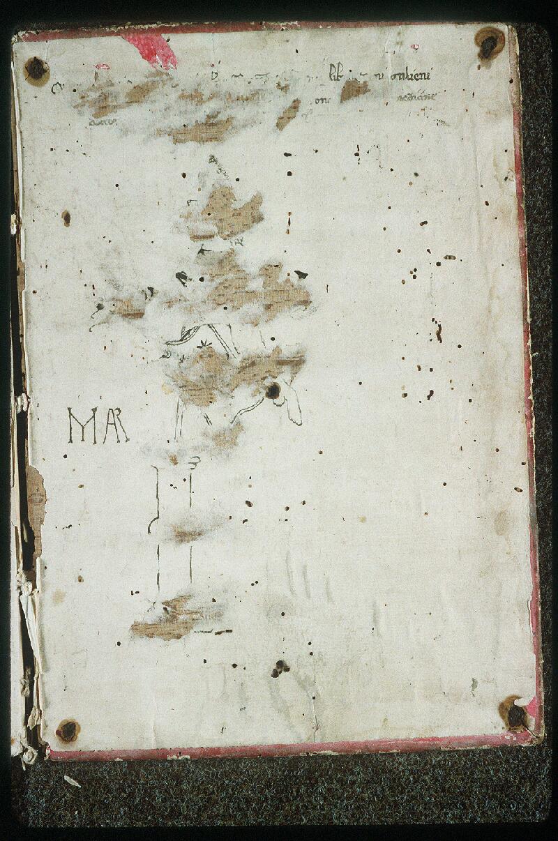 Vendôme, Bibl. mun., ms. 0110, contre-plat inf. - vue 1