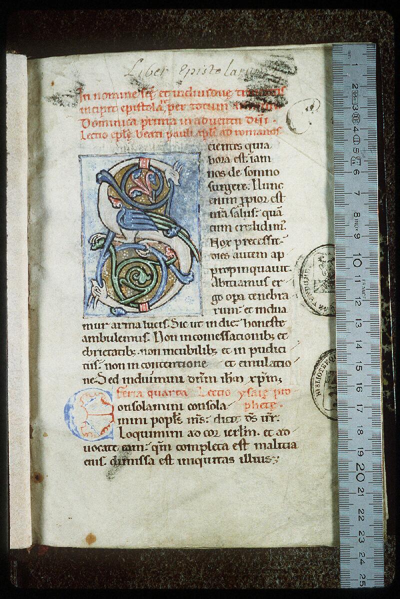 Vendôme, Bibl. mun., ms. 0115, f. 001 - vue 1
