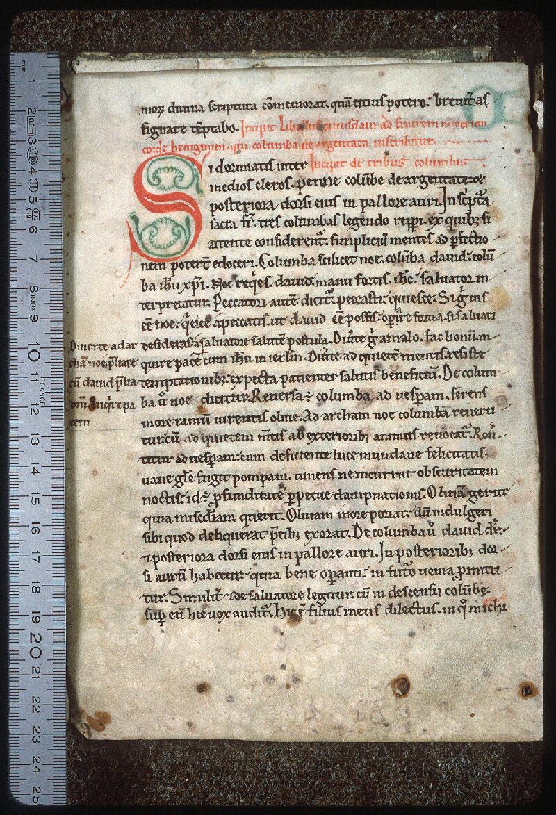 Vendôme, Bibl. mun., ms. 0156, f. 001v - vue 1