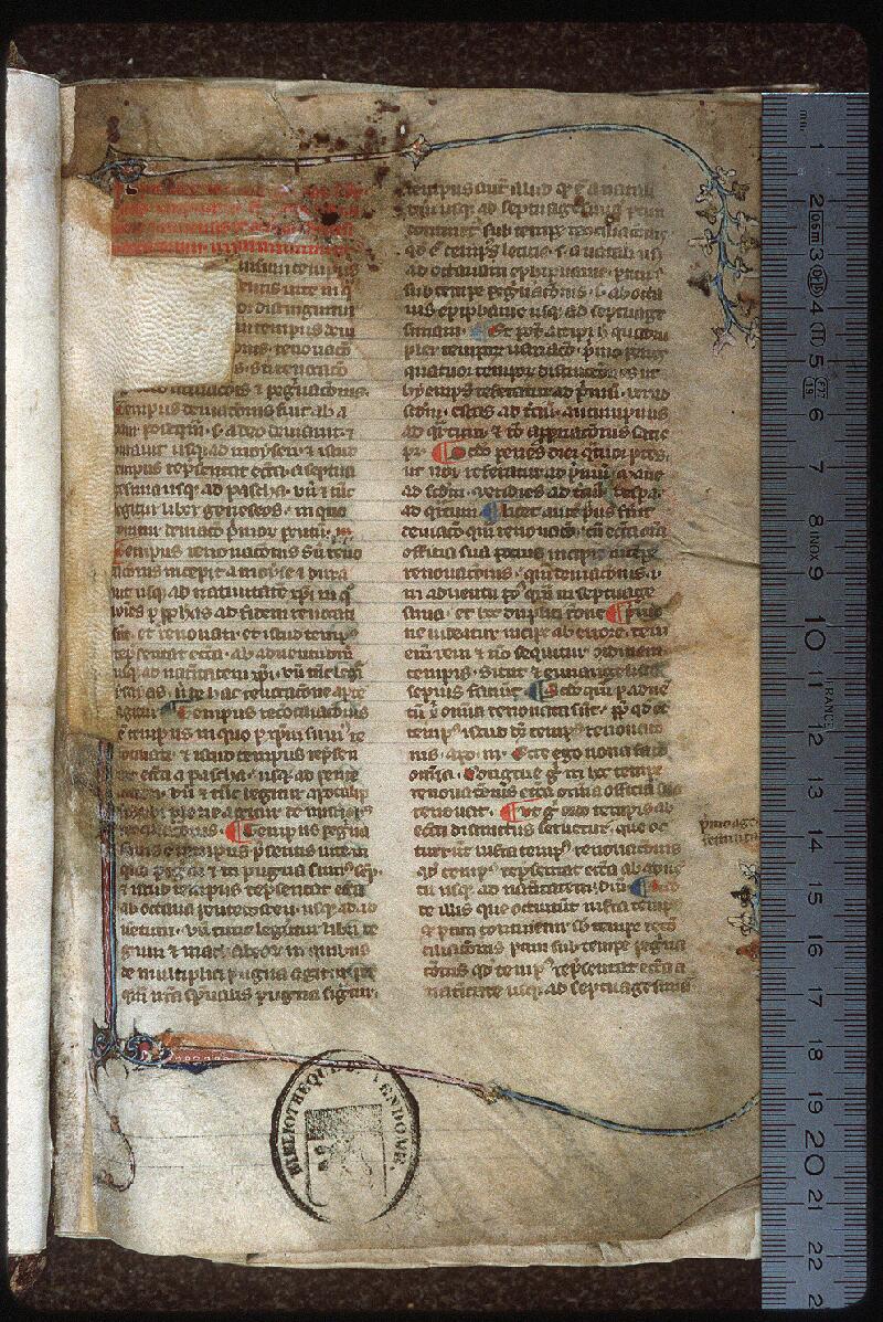 Vendôme, Bibl. mun., ms. 0164, f. 001 - vue 1
