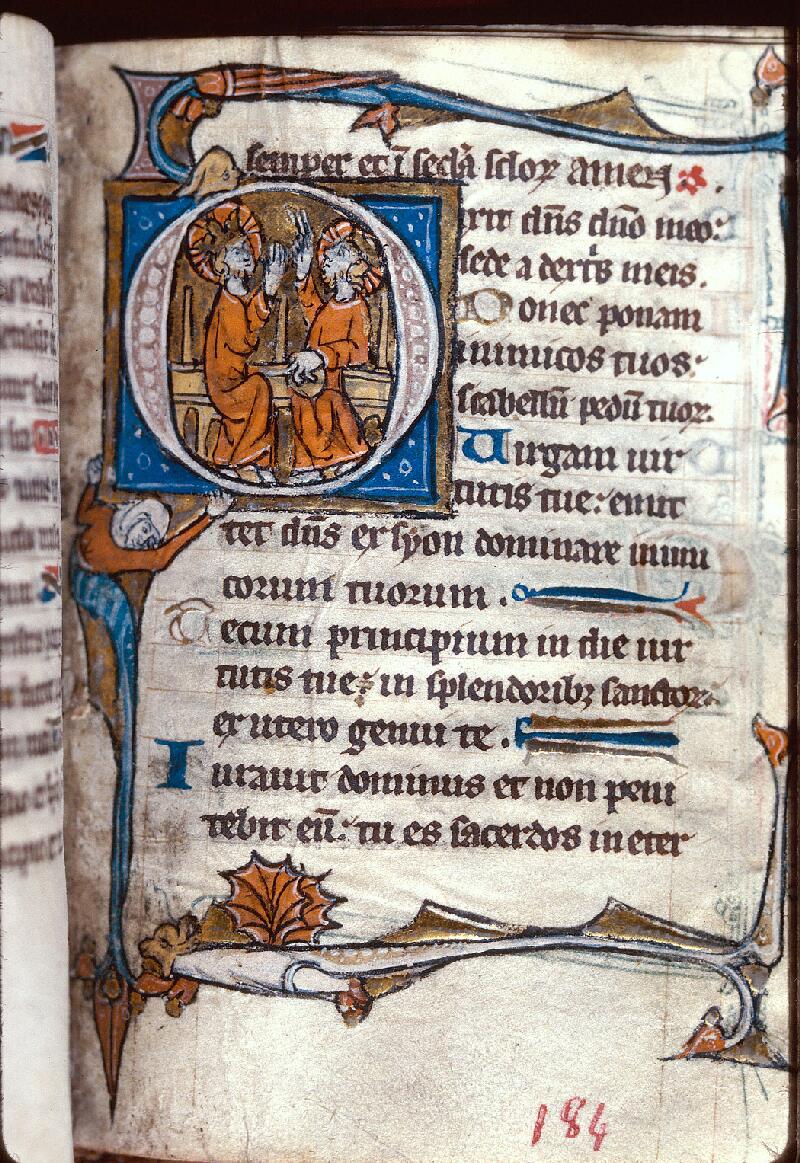 Vesoul, Bibl. mun., ms. 0006, f. 184 - vue 1